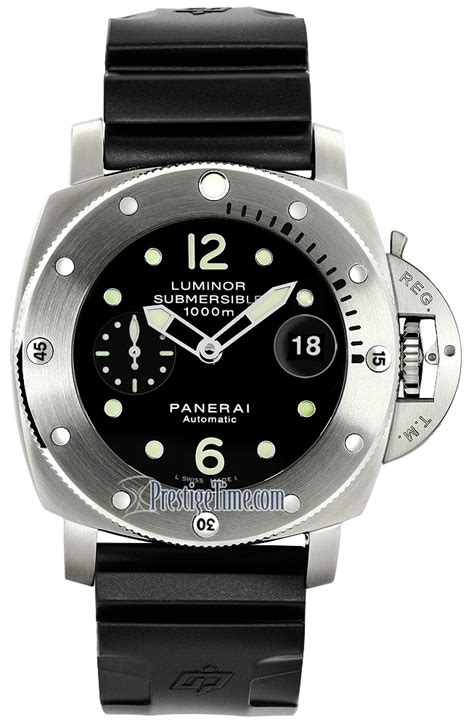 panerai submersible 1000m 243 pam 00243|pam00243 Panerai Luminor Submersible 1000M 44mm Mens Watch.